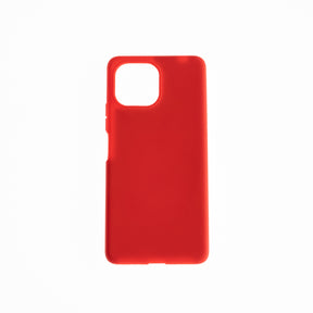 estuches silicon generico silicon mi 11 lite color rojo