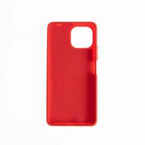 estuches silicon generico silicon mi 11 lite color rojo