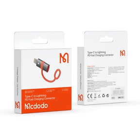 Cable mcdodo adaptador otg tipo c a lightning 3a y 36w max