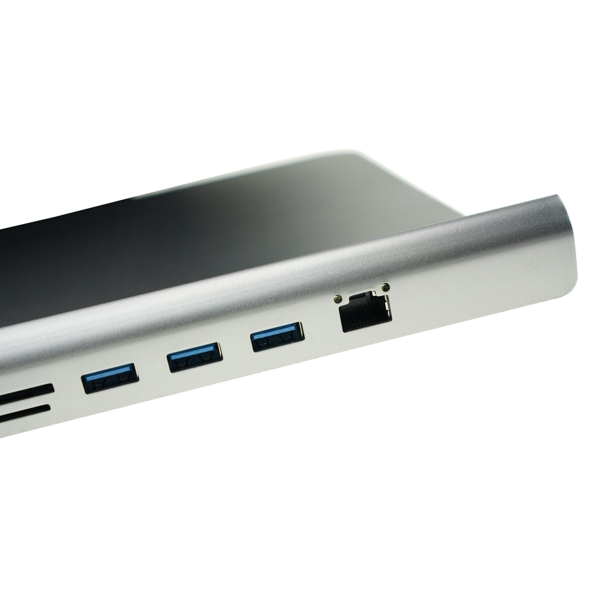Accesorio apple trabajo mousem pad aluminio color gris oscuro