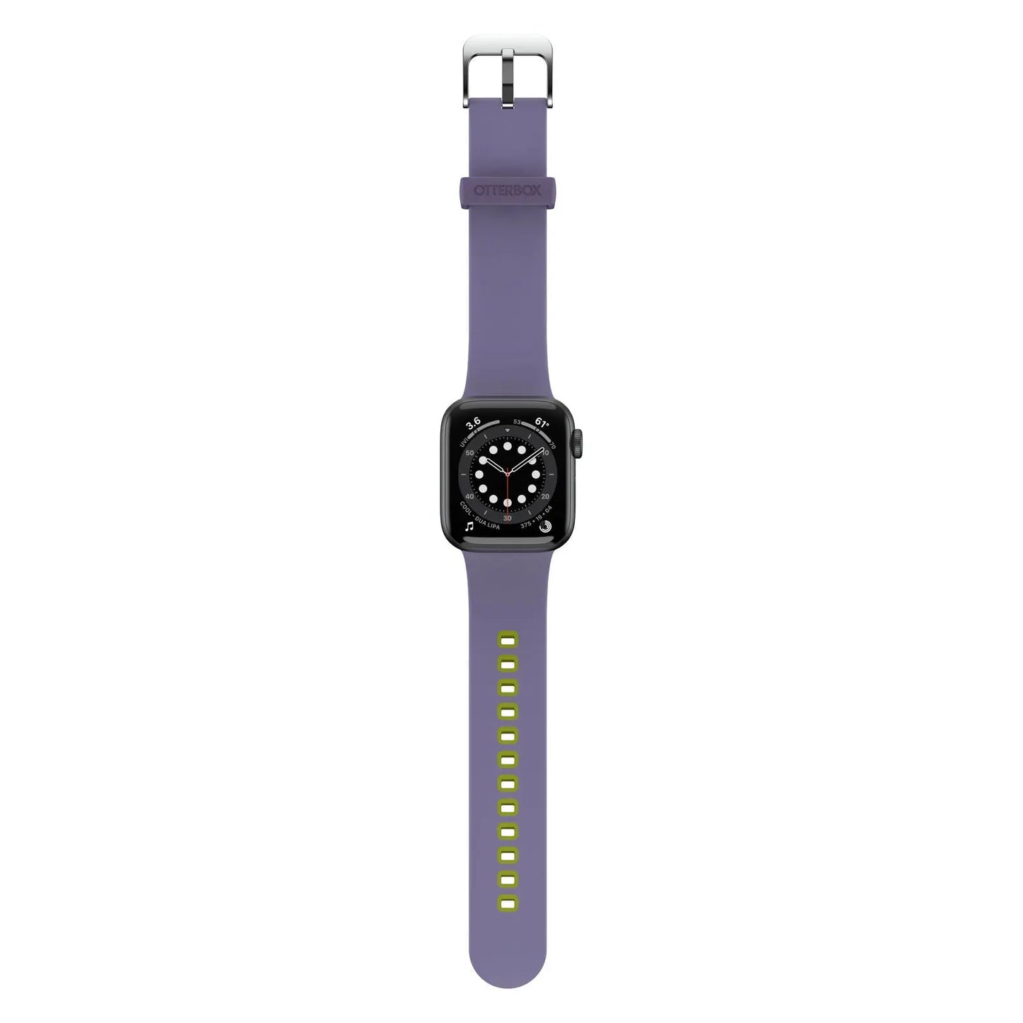 Accesorio otterbox pulsera silicon all day band apple watch 38 / 40 / 41 mm color lila / verde limon DIGITALSHOP