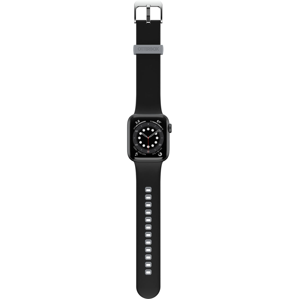 Accesorio Otterbox Pulsera Silicon All Day Band Apple Watch 38 / 40 / 41 Mm Color Negro / Gris