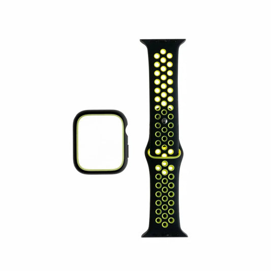 Pulseras Generico Pulsera Nike + Bumper Negro / Verde 41 Mm DIGITALSHOP