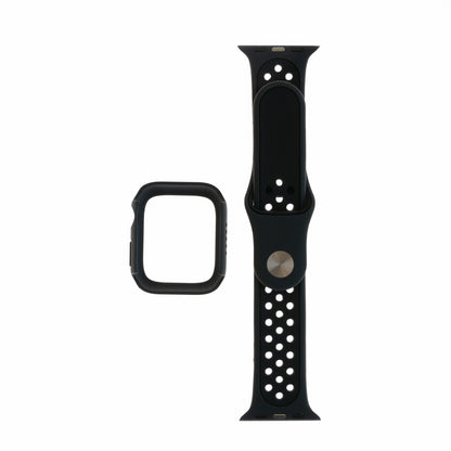 Pulseras generico pulsera nike + bumper negro / negro 42 mm