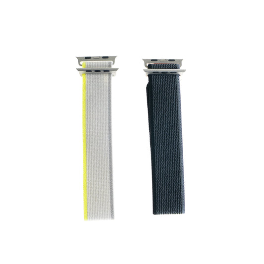 El Rey Accessory Trail Loop Bracelet Pack of 2 Units 38/40/41 Mm Black/Orange and Gray/Green