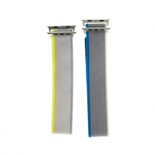 El Rey Accessory Trail Loop Bracelet Pack of 2 Units 38/40/41 Mm Gray/Green and Gray/Blue