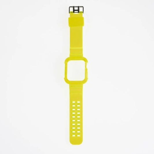 Accesorio Generico Pulsera Con Bumper Rugged Apple Watch 44 Mm Color Verde Neon DIGITALSHOP