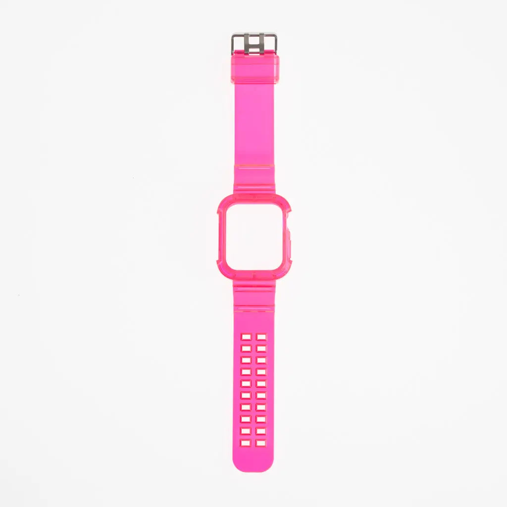 Accesorio generico pulsera con bumper rugged apple watch 44 mm color fucsia DIGITALSHOP