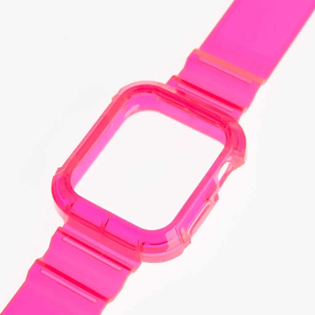 Accesorio generico pulsera con bumper rugged apple watch 44 mm color fucsia DIGITALSHOP