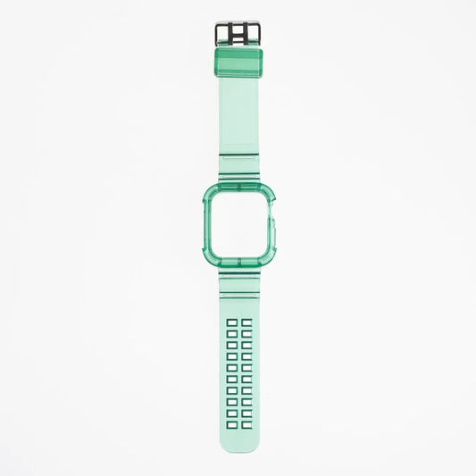 Pulseras Generico + Bumper Rugged Clear 44 Mm Verde DIGITALSHOP