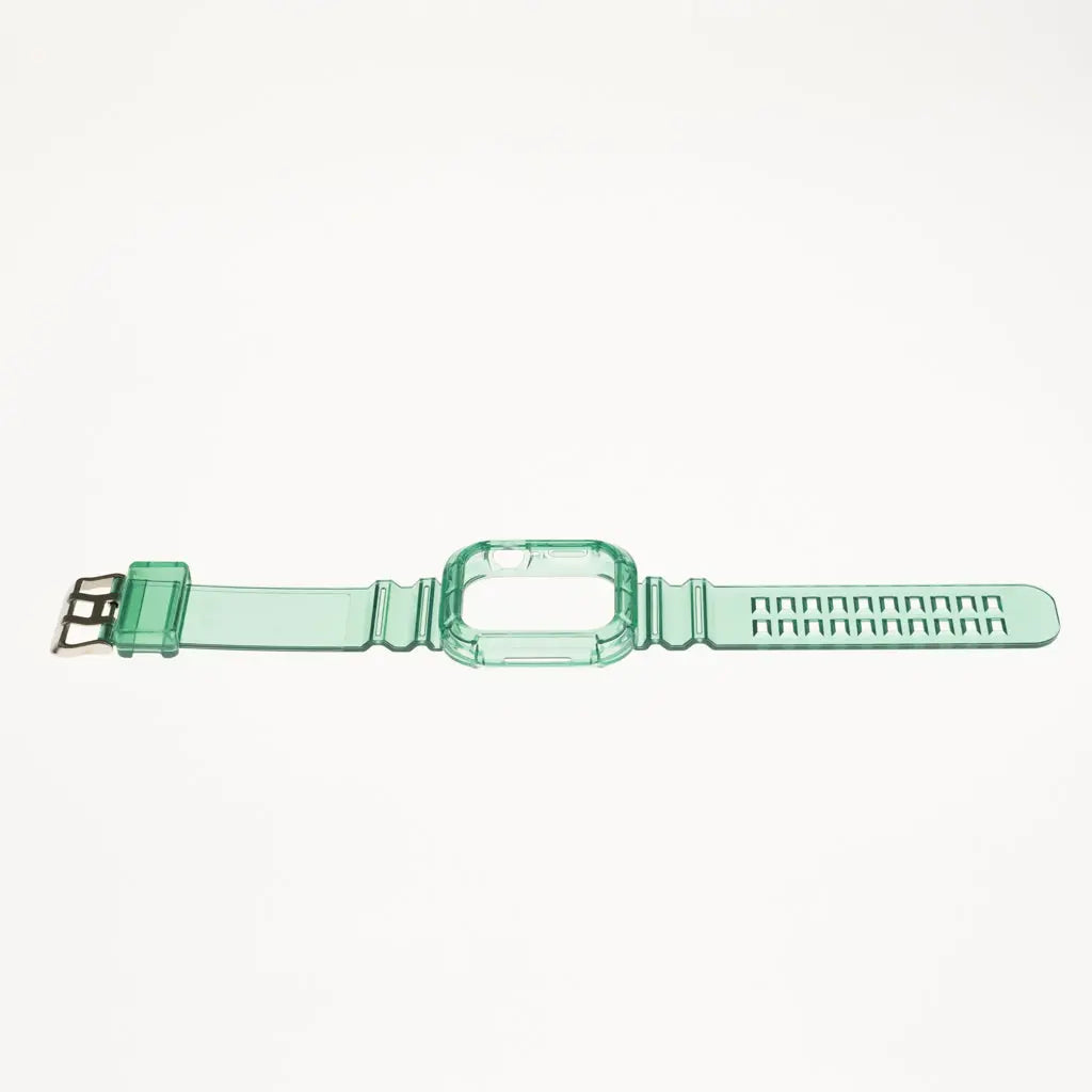 Accesorio Generico Pulsera Con Bumper Rugged Apple Watch 45 Mm Color Verde DIGITALSHOP