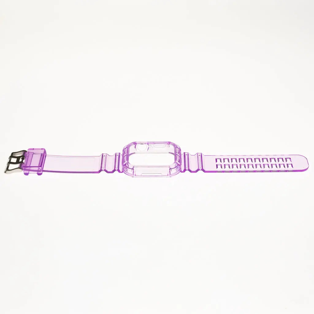 Accesorio Generico Pulsera Con Bumper Rugged Apple Watch 45 Mm Color Morado DIGITALSHOP