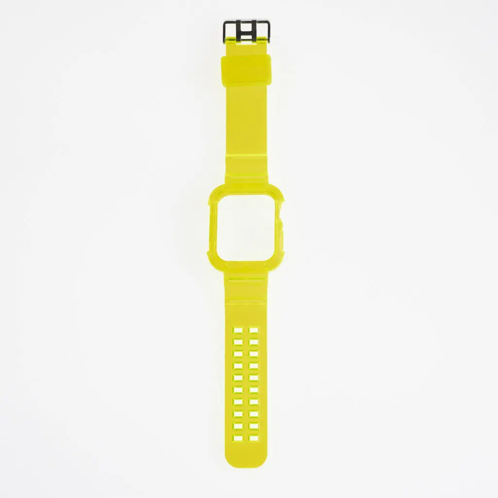 Accesorio generico pulsera con bumper rugged apple watch 45 mm color verde neon DIGITALSHOP