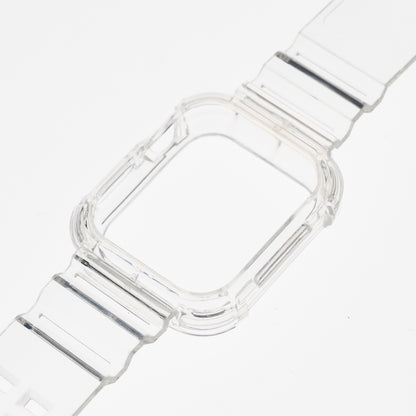 Accesorio generico pulsera con bumper rugged apple watch 42 mm transparente