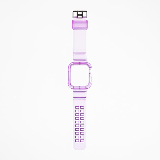 Generic Accessory Bracelet With Rugged Bumper Apple Watch 42 Mm Purple Color