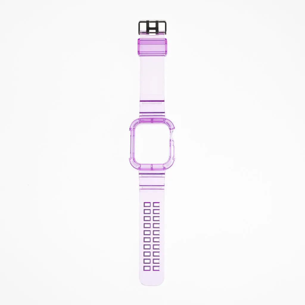 Accesorio Generico Pulsera Con Bumper Rugged Apple Watch 42 Mm Color Morado DIGITALSHOP