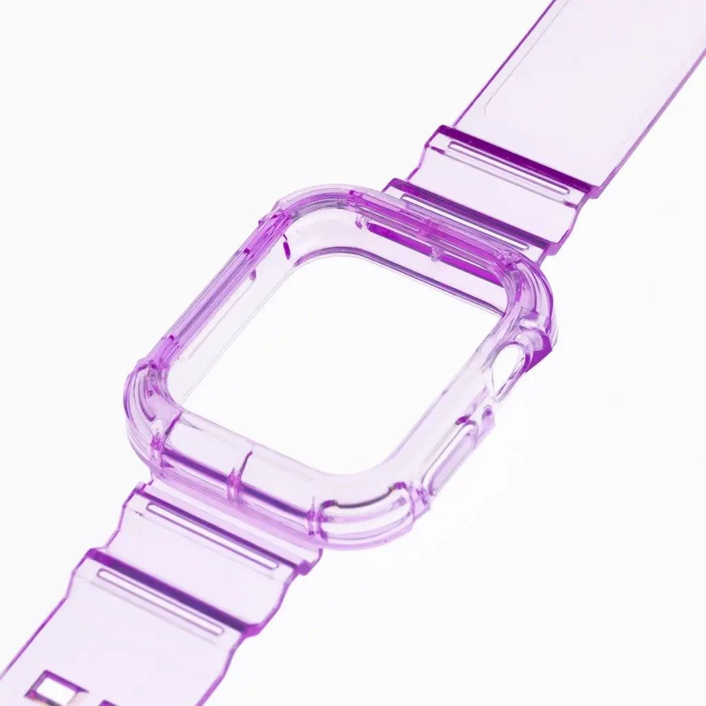 Accesorio Generico Pulsera Con Bumper Rugged Apple Watch 42 Mm Color Morado DIGITALSHOP