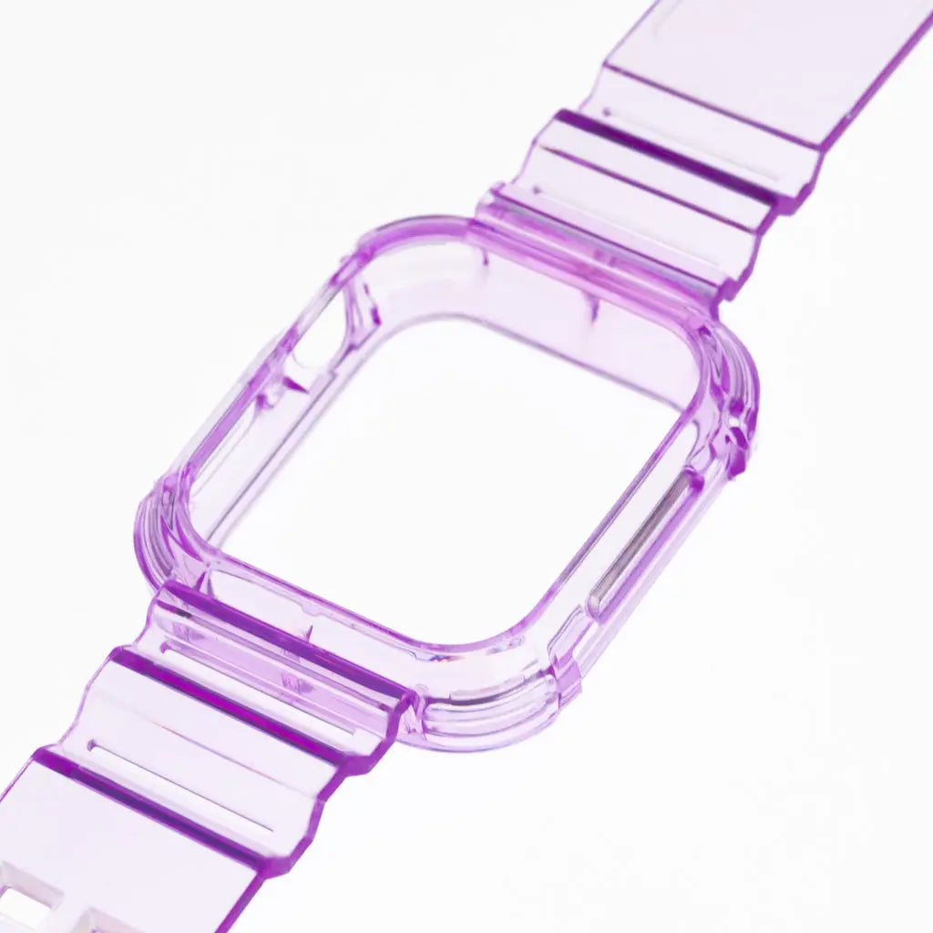 Accesorio Generico Pulsera Con Bumper Rugged Apple Watch 42 Mm Color Morado DIGITALSHOP