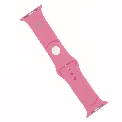 Accesorio el rey pulsera silicon apple watch 42 / 44 mm color fucsia