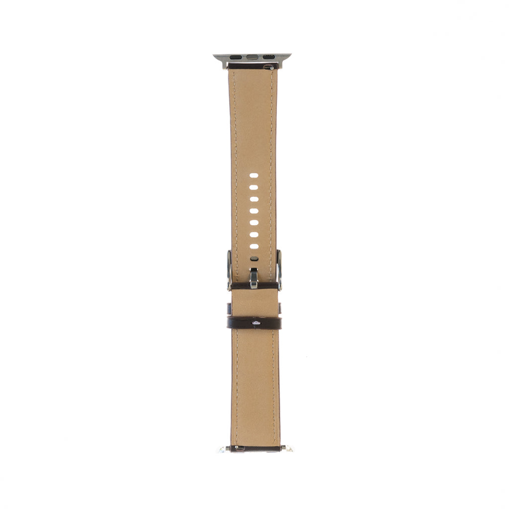 Accesorio generico pulsera de cuero apple watch 38 mm color cafe