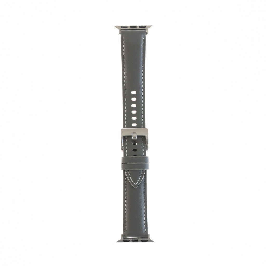 Accesorio generico pulsera de cuero apple watch 38 mm color gris