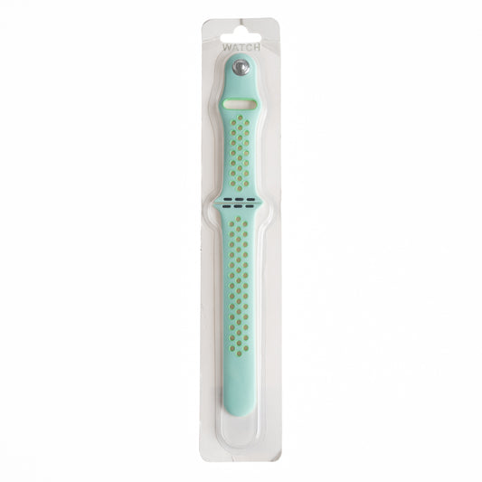 Accesorio el rey pulsera tipo nike apple watch 38 / 40 / 41 mm color verde claro