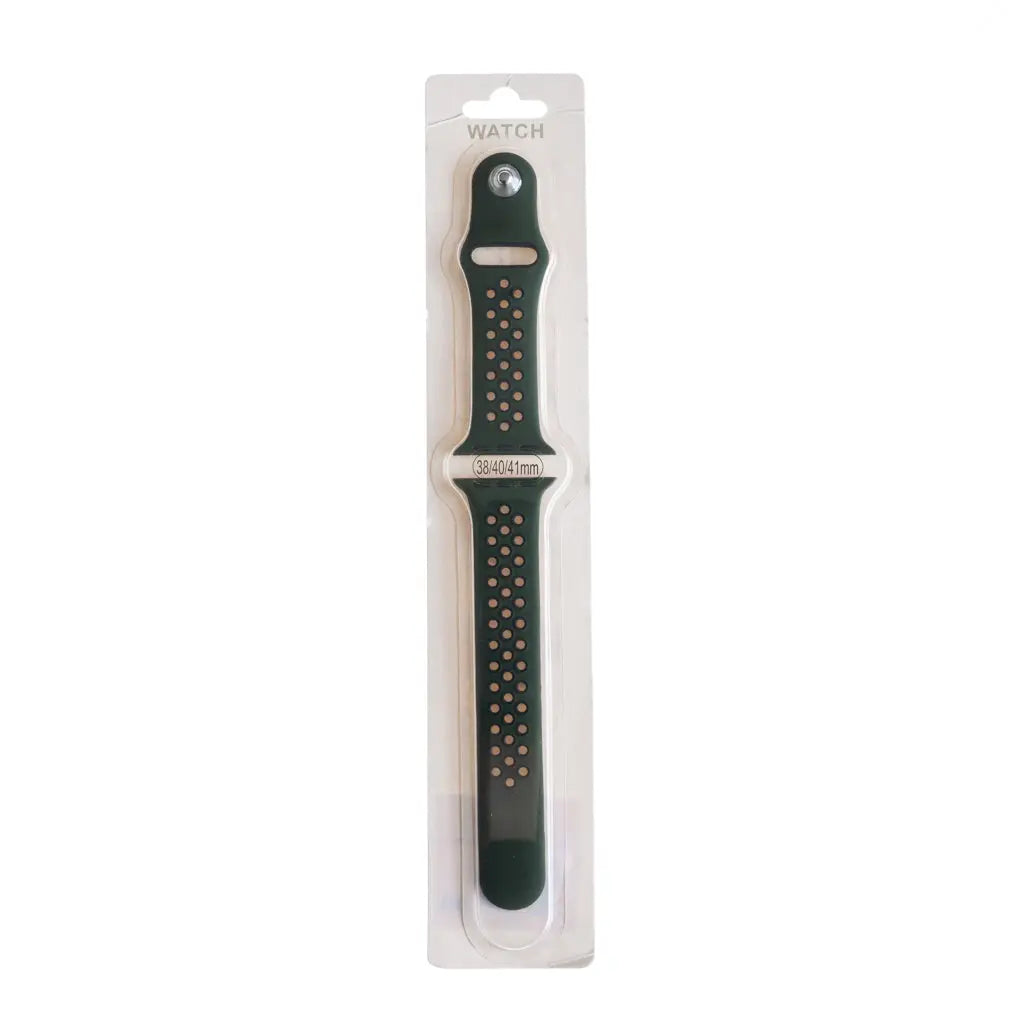 Accesorios el rey pulseras tipo nike verde alga / negro 38 mm / 40 mm / 41 mm DIGITALSHOP