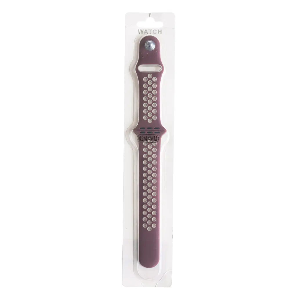 Accesorio El Rey Pulsera Tipo Nike Apple Watch 38 / 40 / 41 Mm Color Morado Claro DIGITALSHOP