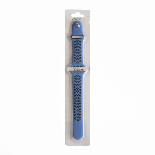 Accesorio el rey pulsera tipo nike apple watch 42 / 44 / 45 mm color azul indigo / negro DIGITALSHOP