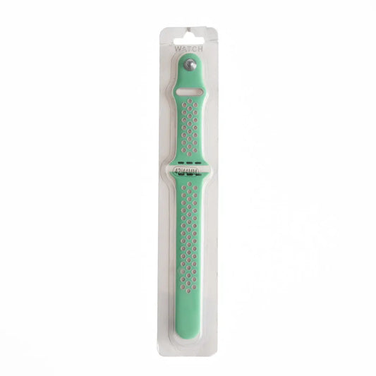 Accesorio el rey pulsera tipo nike apple watch 42 / 44 / 45 mm color menta / gris DIGITALSHOP