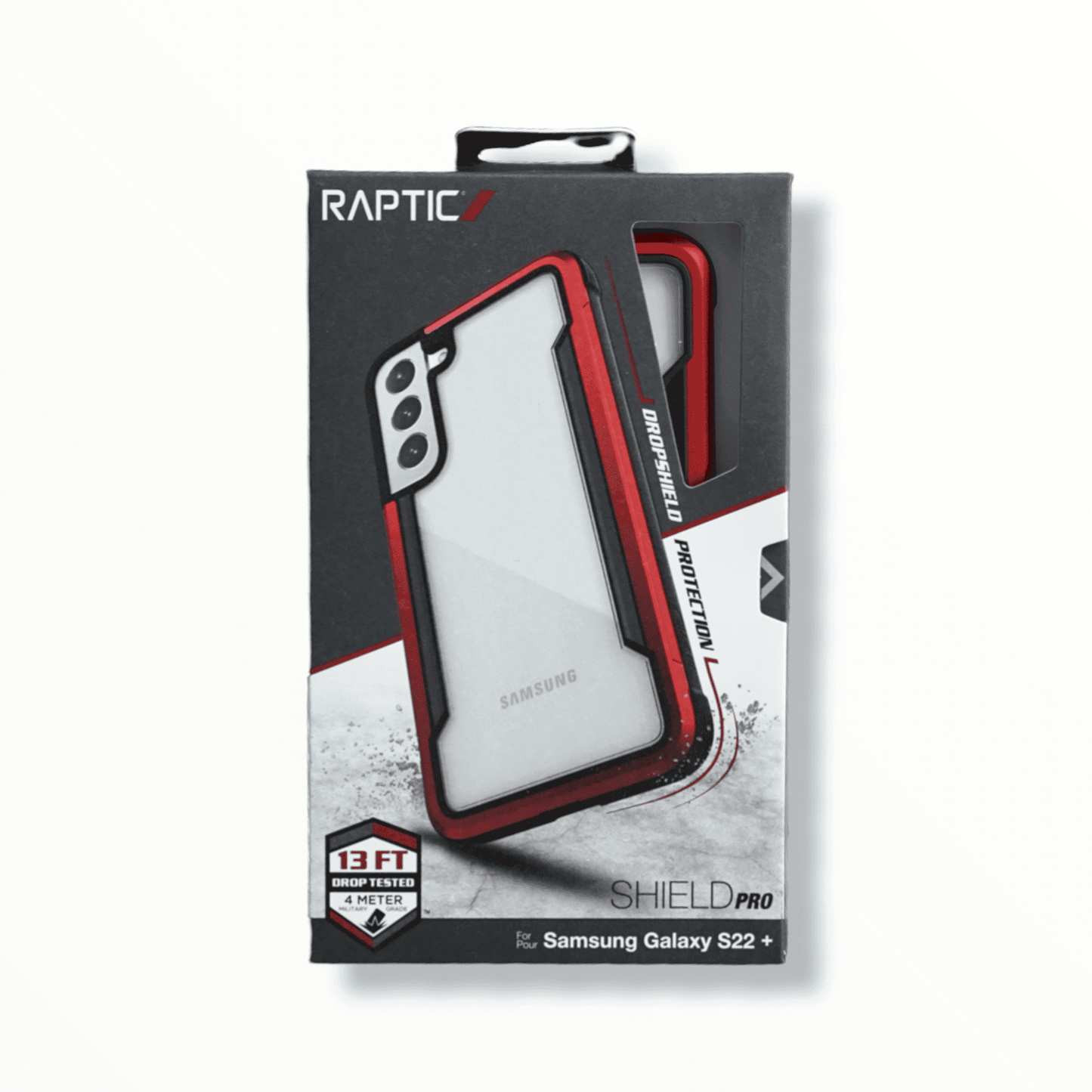 Estuche proteccion xdoria raptic shield pro for samsung s22 color rojo