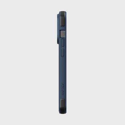 Estuche magsafe xdoria raptic secure built magsafe apple iphone 14 pro color azul marino