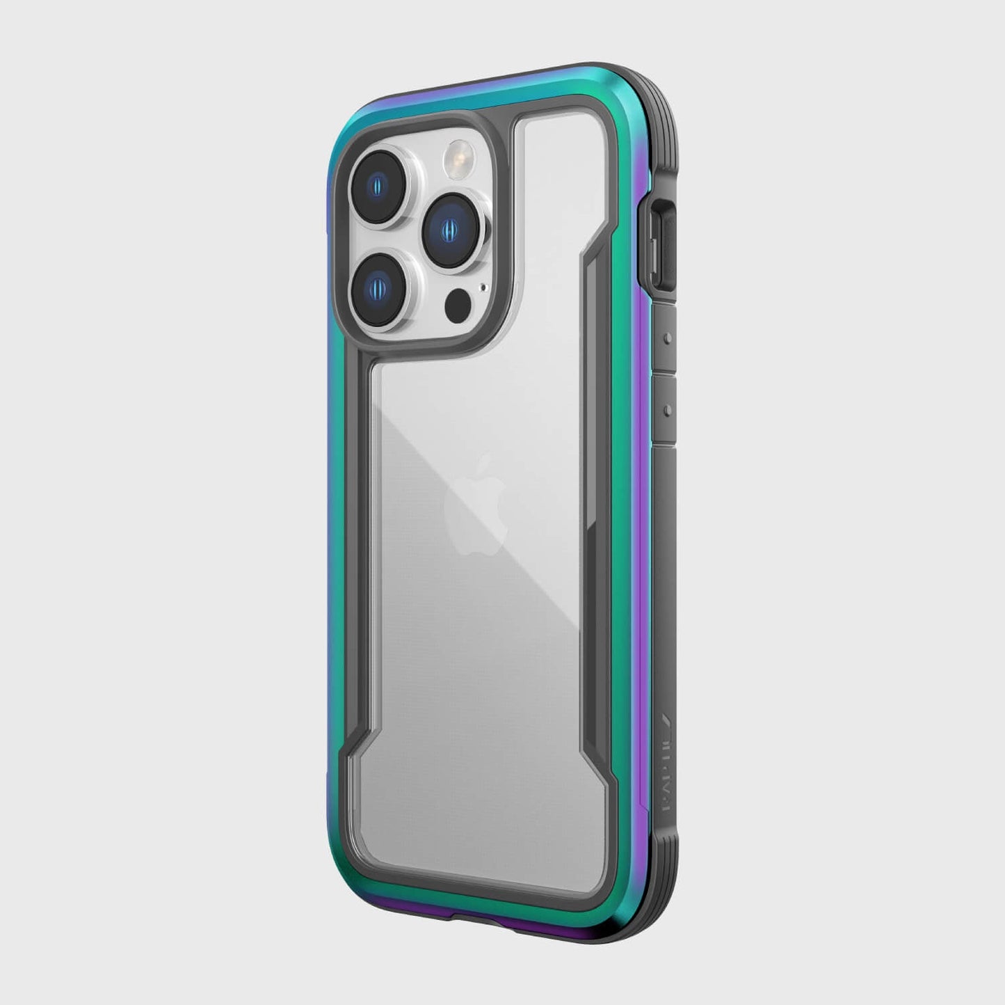 xdoria raptic shield protective case apple iphone 14 pro iridescent color