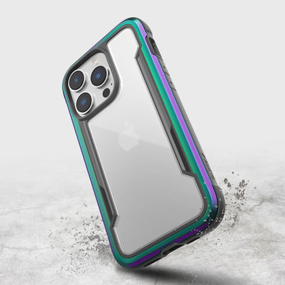xdoria raptic shield protective case apple iphone 14 pro iridescent color
