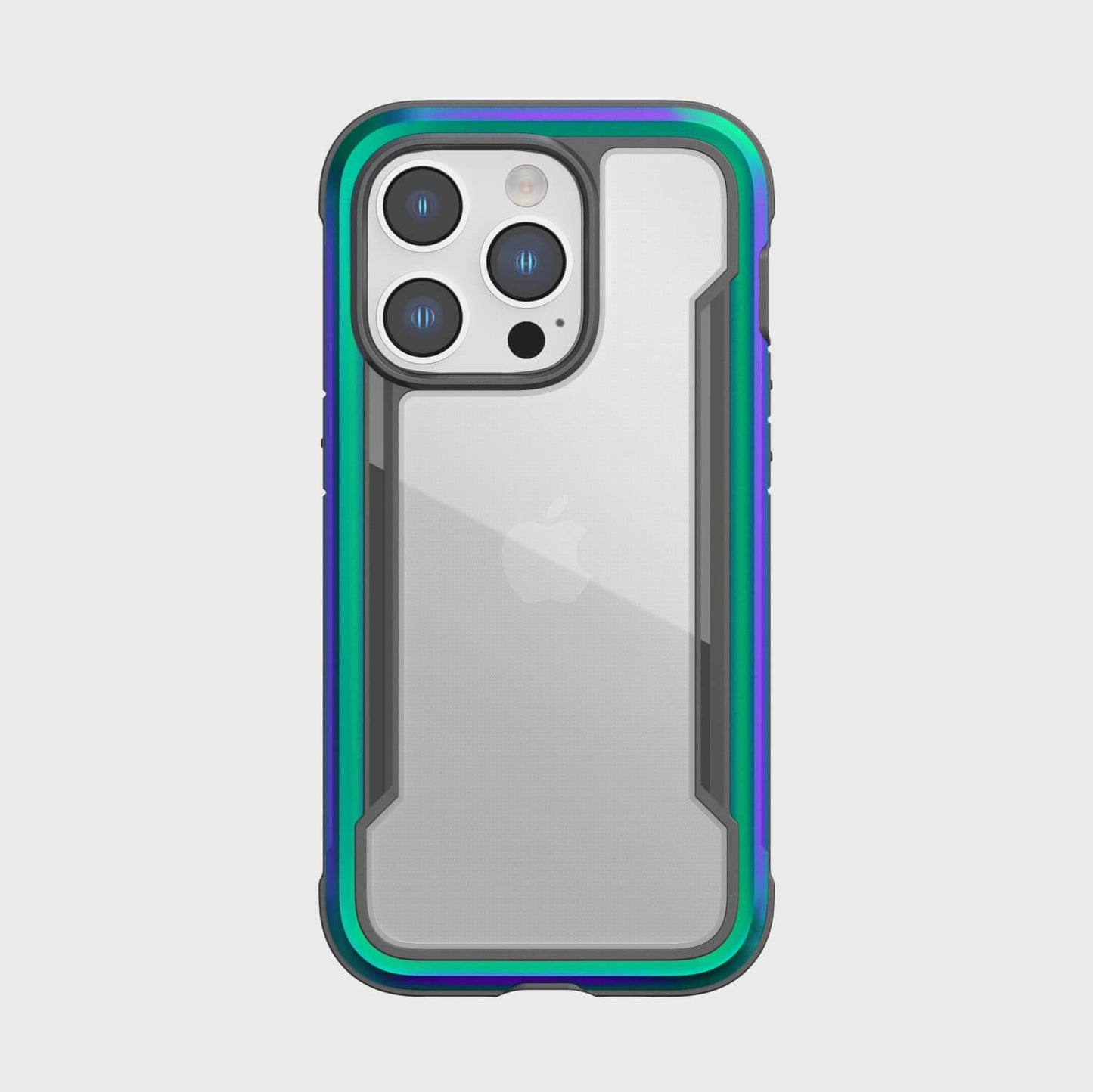 xdoria raptic shield protective case apple iphone 14 pro iridescent color