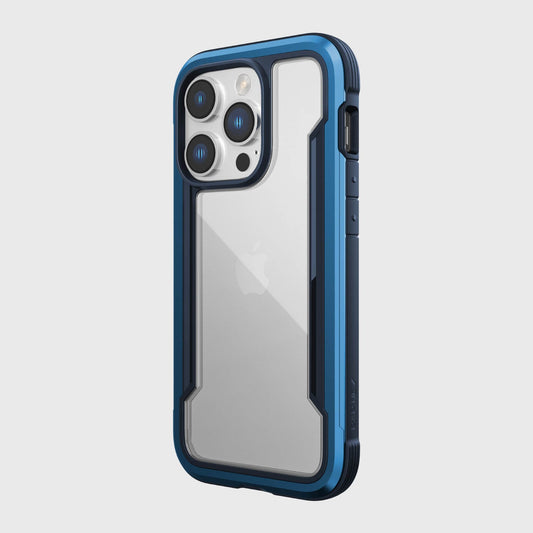 xdoria raptic shield protective case apple iphone 14 pro navy blue