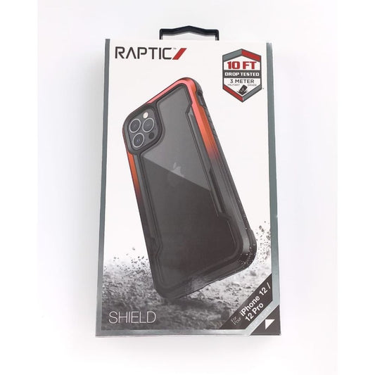 estuche proteccion xdoria raptic shield for apple iphone 12 ,  iphone 12 pro color rojo / negro