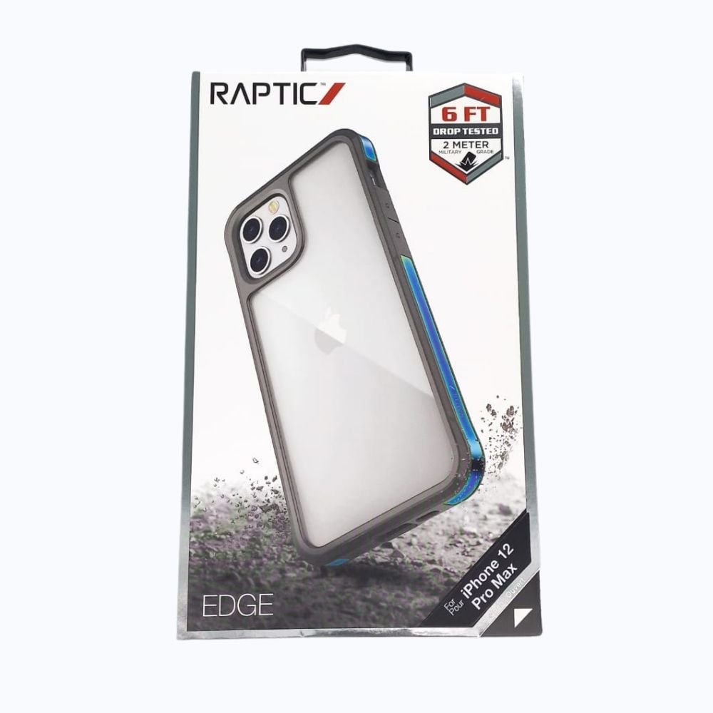 classic xdoria raptic edge case for apple iphone 12 pro max iridescent color