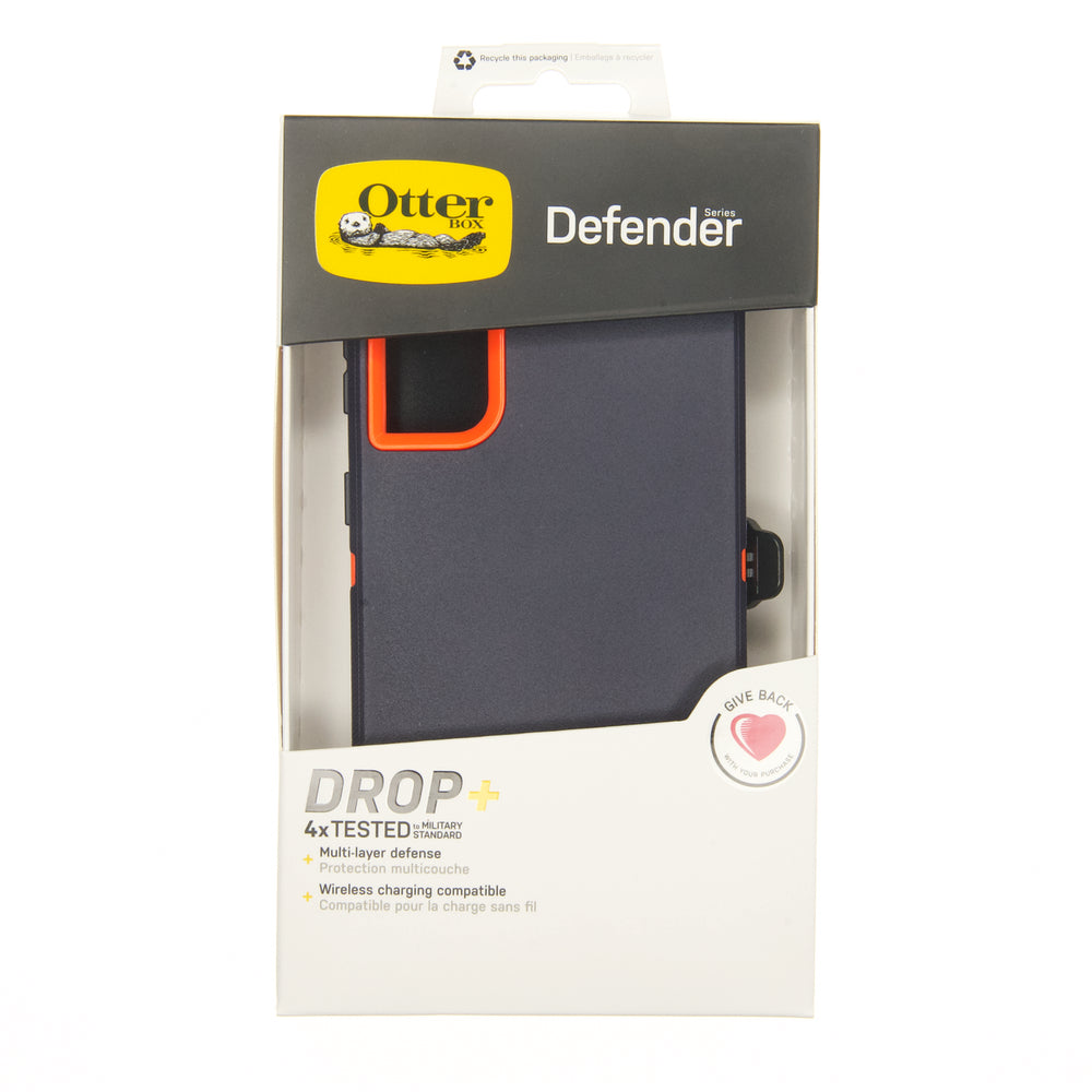 estuches proteccion otterbox defender samsung s20 color azul / naranja