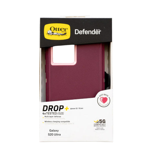 Case OtterBox Defender | Samsung S20 Ultra | Rojo/Rosado