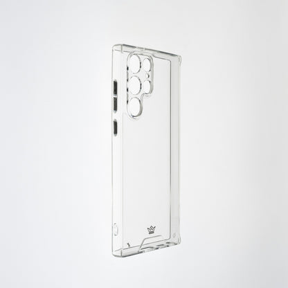 transparent case the king with buttons samsung s22 ultra color gray / transparent