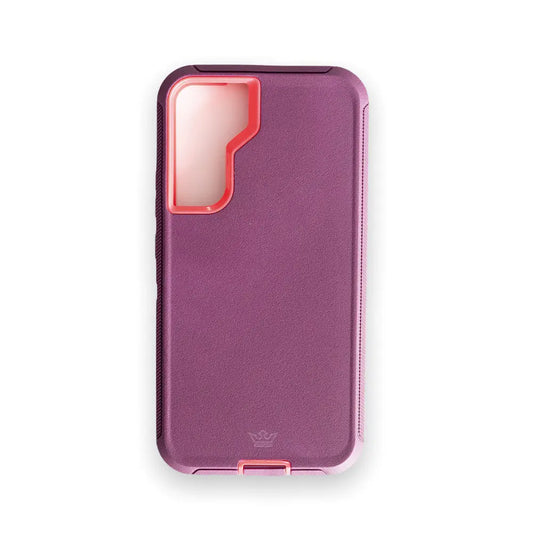 estuche proteccion el rey defender samsung s22 plus color rojo / rosado DIGITALSHOP