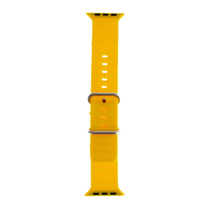 Accesorio el rey pulsera silicon ocean 42 / 44 / 49 mm amarillo