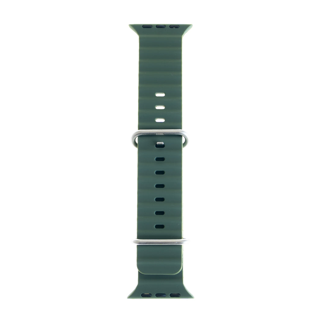 Accesorio El Rey Pulsera Silicon Ocean 38 / 40 / 41 Mm Verde Musgo