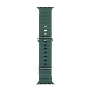 Accesorio El Rey Pulsera Silicon Ocean 38 / 40 / 41 Mm Verde Musgo