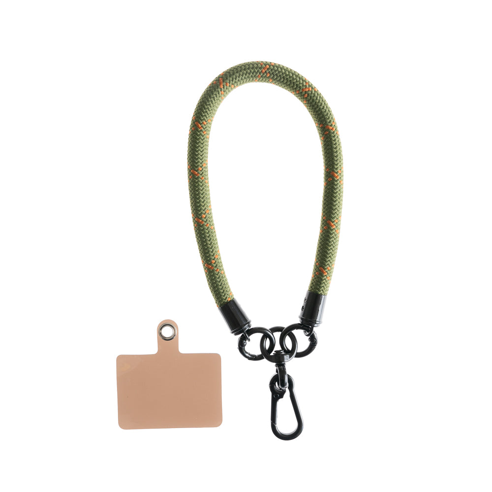 Accesorio el rey pulsera tipo strap color verde musgo / naranja