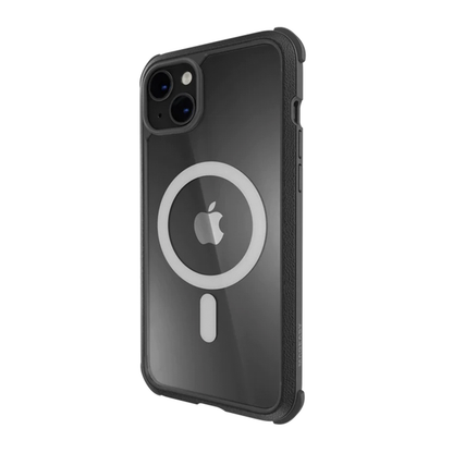 Estuche clasico switcheasy odyssey magsafe leather apple iphone 14 plus color negro