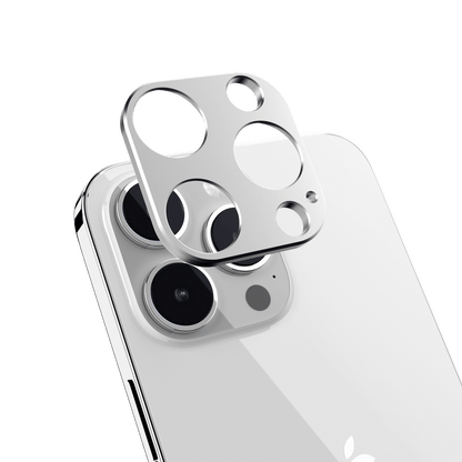 Switcheasy Tempered Glass Camera Lenshield Aluminum Camera Screen Protector for Iphone 14 Pro / 14 Pro Max Silver