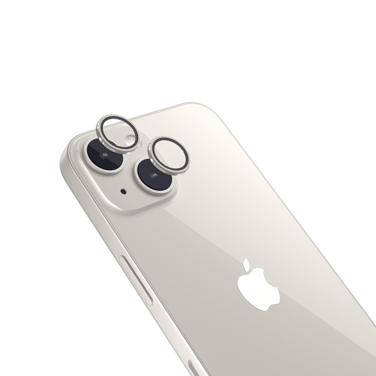 Switcheasy Tempered Glass Screen Protector Camera Lenzguard Sapphire Lencamera Iphone 14 / 14 Plus Silver