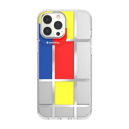 Estuche clasico switcheasy artist double in mold decoration apple iphone 12 pro max / iphone 13 pro max color naranja
